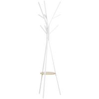 KLEIDERSTÄNDER - Weiß, Metall (45/180/45cm) - HOMCOM