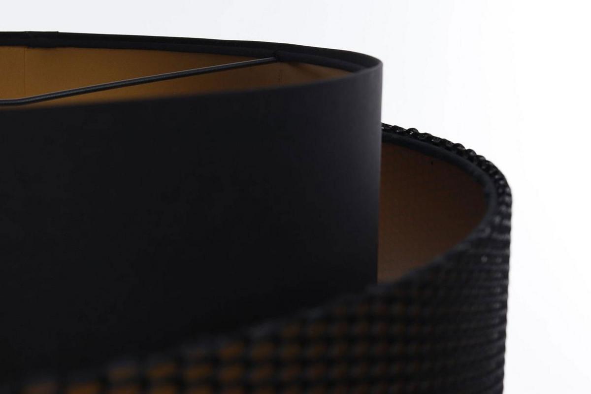 HÄNGELEUCHTE Gold 60/25 cm - Schwarz, Kunststoff (60/1.9/25cm) - ONZENO