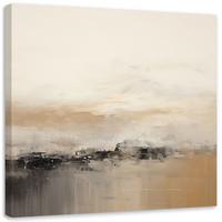 LEINWANDBILD Abstrakte Lofts Beige 60x60cm - Beige, Textil (60/60cm) - Feeby