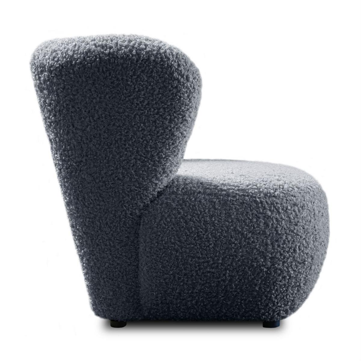 SESSEL ARLO LOUNGE Rolf 07 - Graphitfarben, Textil (85/74/58cm) - Lookway