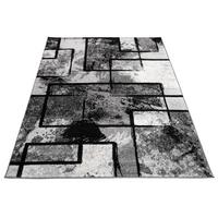 KURZFLORTEPPICH, geometrisch, Grau, 160 x 230 cm - Grau, Textil (230/160cm) - KADIMA DESIGN