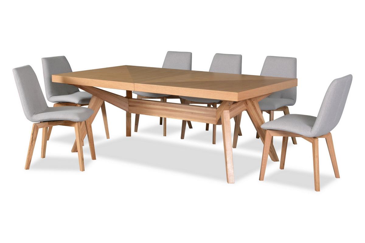 ESSTISCH VERSO Ausziehbar 200 - 300 / 100 x 76 cm - Eichefarben, Holz (200/100/76cm) - MASSENO