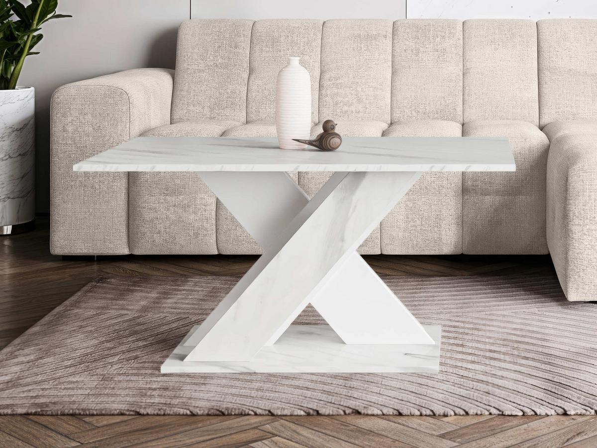 COUCHTISCH Toxx - Weiß, Holzwerkstoff (60/110/55cm) - MIRJAN24
