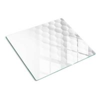 GLASPLATTE 60x52 cm Sechsecke - Weiß, Glas (60/0.4/52cm) - TULUP