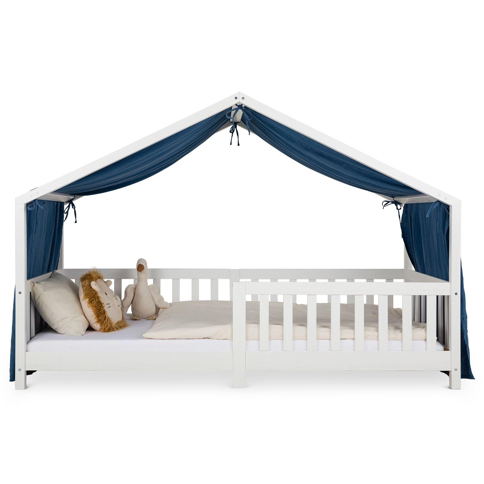 HAUSBETT-HIMMEL LIAN dunkelblau - Dunkelblau, Textil - IDIMEX