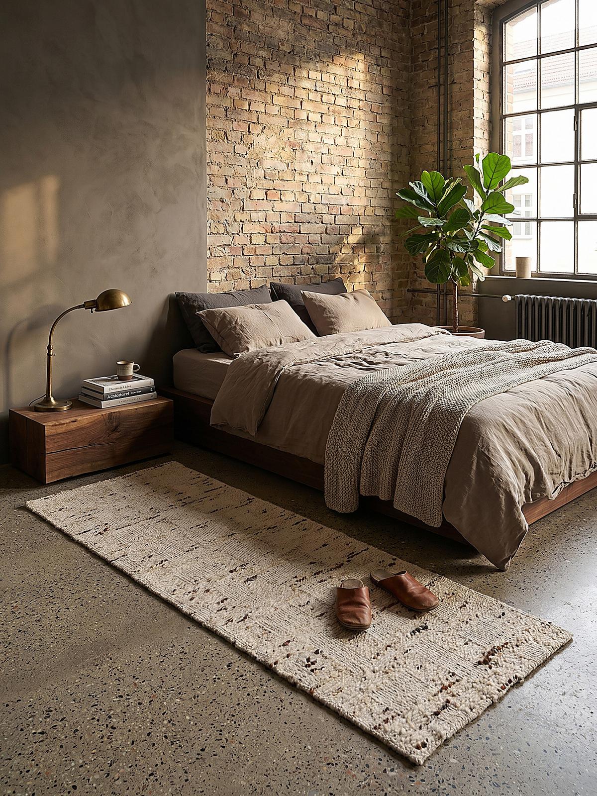 TEPPICH aus Wolle handgewebt ELIN in Natur, geometrisch, 80 x 230 cm - Beige, Textil (230/80cm) - KADIMA DESIGN