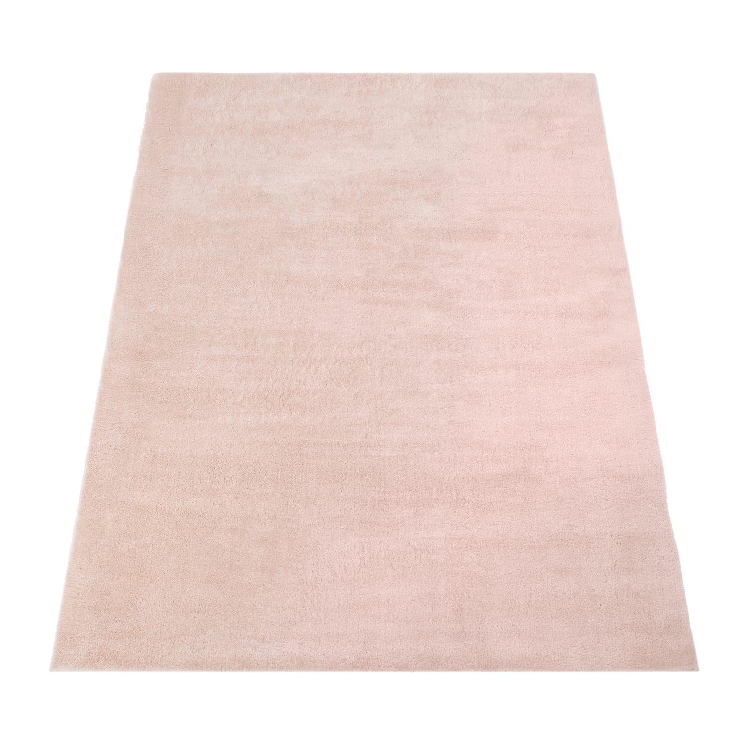 KURZFLORTEPPICH, einfarbig, Hellrosa, 200 x 280 cm - Rosa, Textil (200/280cm) - KADIMA DESIGN