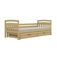 BETT 90/200 Tosia Holz - Braun, Holz (90/200cm) - Petits-meubles