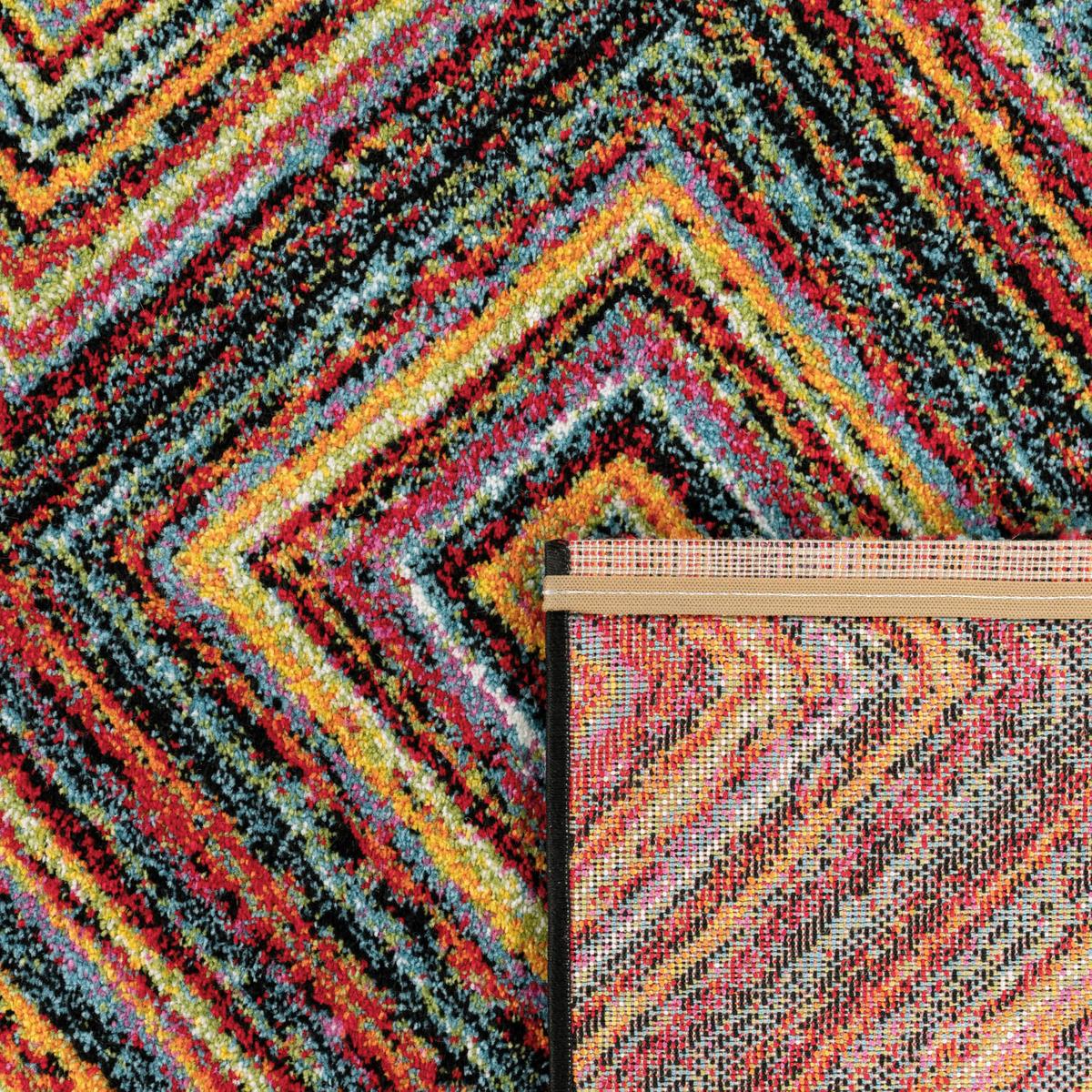 KURZFLORTEPPICH, im Ethno-Stil, aus Polypropylen, Mehrfarbig, 160 x 230 cm - Multicolor, Textil (230/160cm) - KADIMA DESIGN