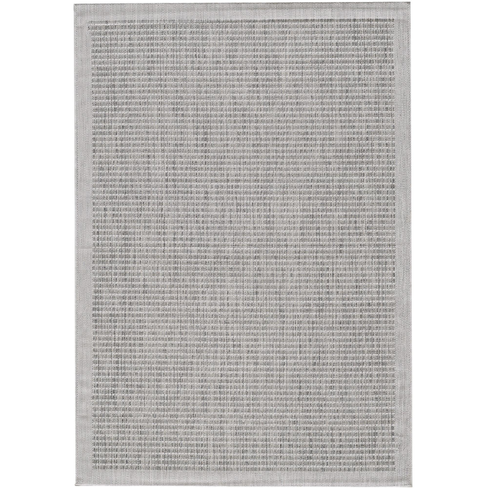 TEPPICH Outdoor DAFNE in Grau, einfarbig, 160 x 230 cm - Grau, Textil (160/230cm) - KADIMA DESIGN
