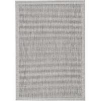 TEPPICH Outdoor DAFNE in Grau, einfarbig, 60 x 100 cm - Grau, Textil (100/60cm) - KADIMA DESIGN