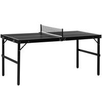 TISCHTENNISPLATTE - Schwarz, Metall (76/152cm) - SPORTNOW