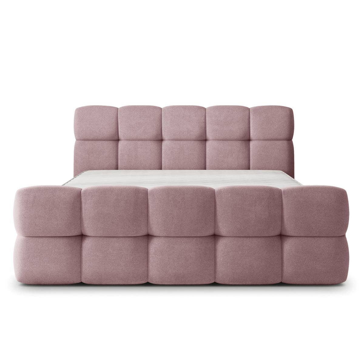 POLSTERBETT ELIZJA 120x200 cm mit Bettkästen - Rosa - Rosa, Holz (120/200cm) - MASSENO