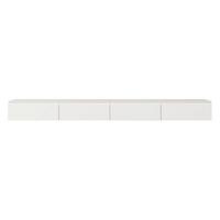 TV-LOWBOARD Bemmi hängend Weiß 300/30/30 cm - Weiß, Holzwerkstoff (300/28.4/31.8cm) - Selsey