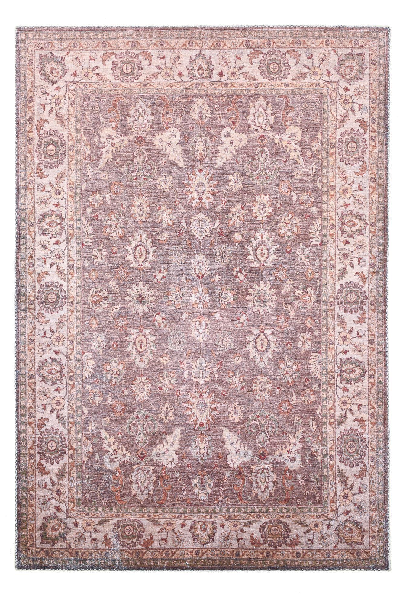 VINTAGE-TEPPICH Adara 140x200 cm - Braun, Textil (140/200cm) - Gino Falcone