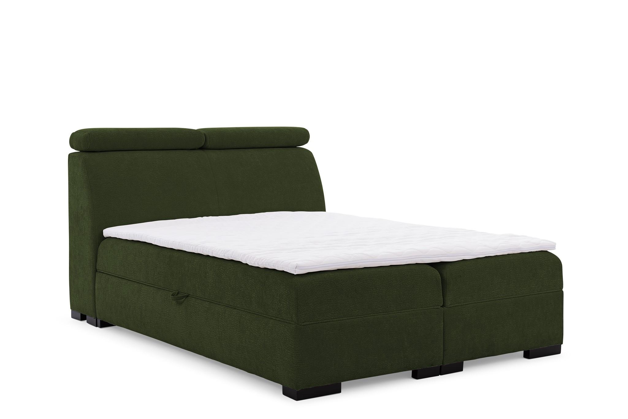 BOXBETT Nestor Dress Me Set.1 - Grün, Holzwerkstoff/Textil (200/200cm) - Fun Möbel