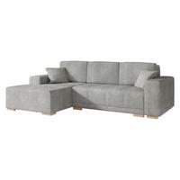 ECKSCHLAFSOFA Bello, Seite: Links - Naturfarben/Grau, Holz/Textil (240/140cm) - MIRJAN24