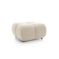 POLSTERHOCKER CORSO Modern Sitzhocker, Fußhocker Beige - Beige, Holzwerkstoff/Kunststoff (72/43.5/72cm) - MASSENO