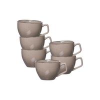 ESPRESSOTASSEN Casa Grau 80 ml 6er Set - Grau, Keramik (0.08L) - Ritzenhoff Breker