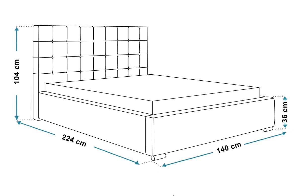 POLSTERBETT Porto mit Kopfteil, 120x200 cm, Doppelbett mit Bettkasten und Lattenrost aus Holz, Velourstoff Rosa - Pink, Holz/Textil (120/200cm) - Alpi-Möbel