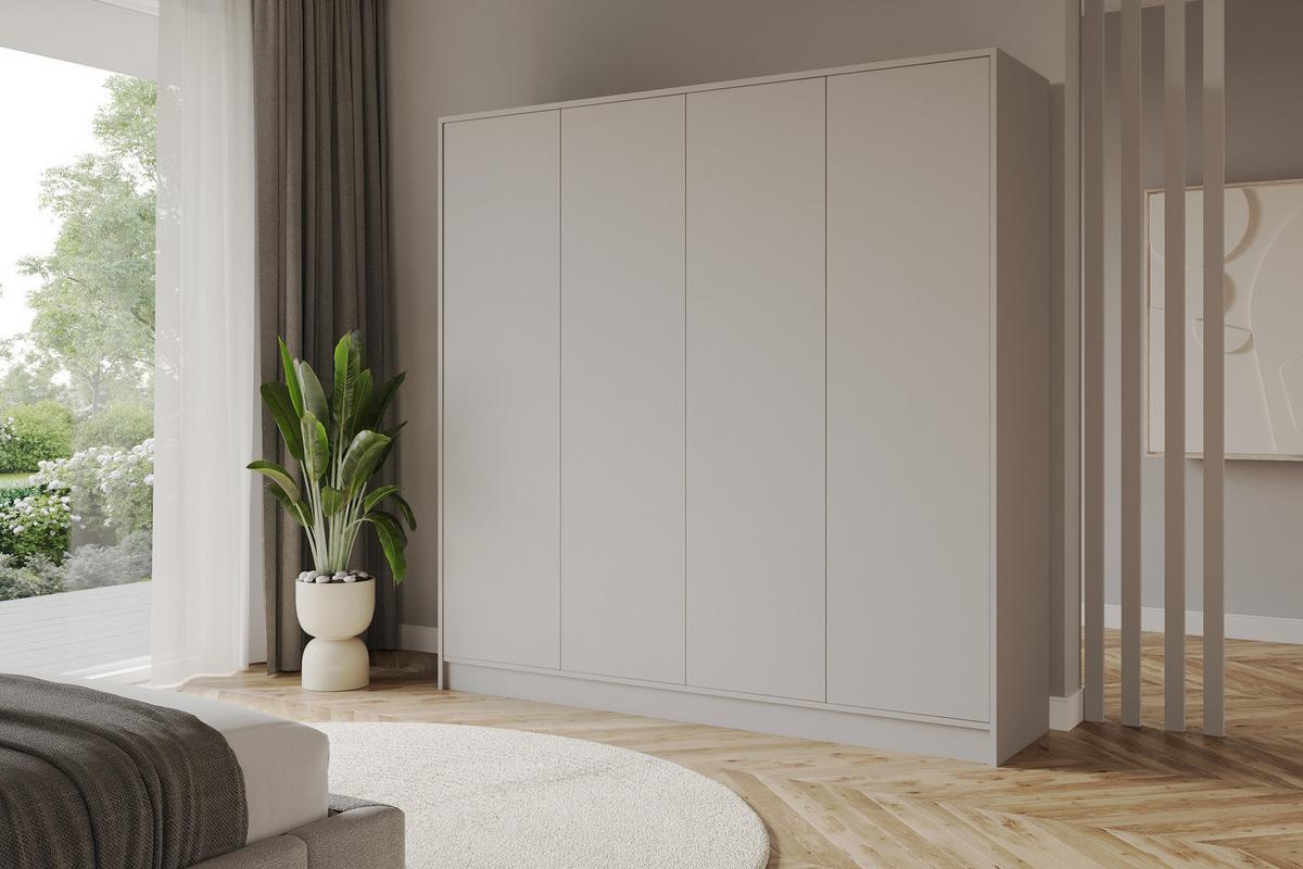 KLEIDERSCHRANK - GALA - 200 - Kaschmir - Kaschmir, Holzwerkstoff (200/200/51cm) - ALTDECOR