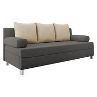 SCHLAFSOFA Dover - Chromfarben/Dunkelgrau, Holz/Kunststoff (192/86/80cm) - MIRJAN24