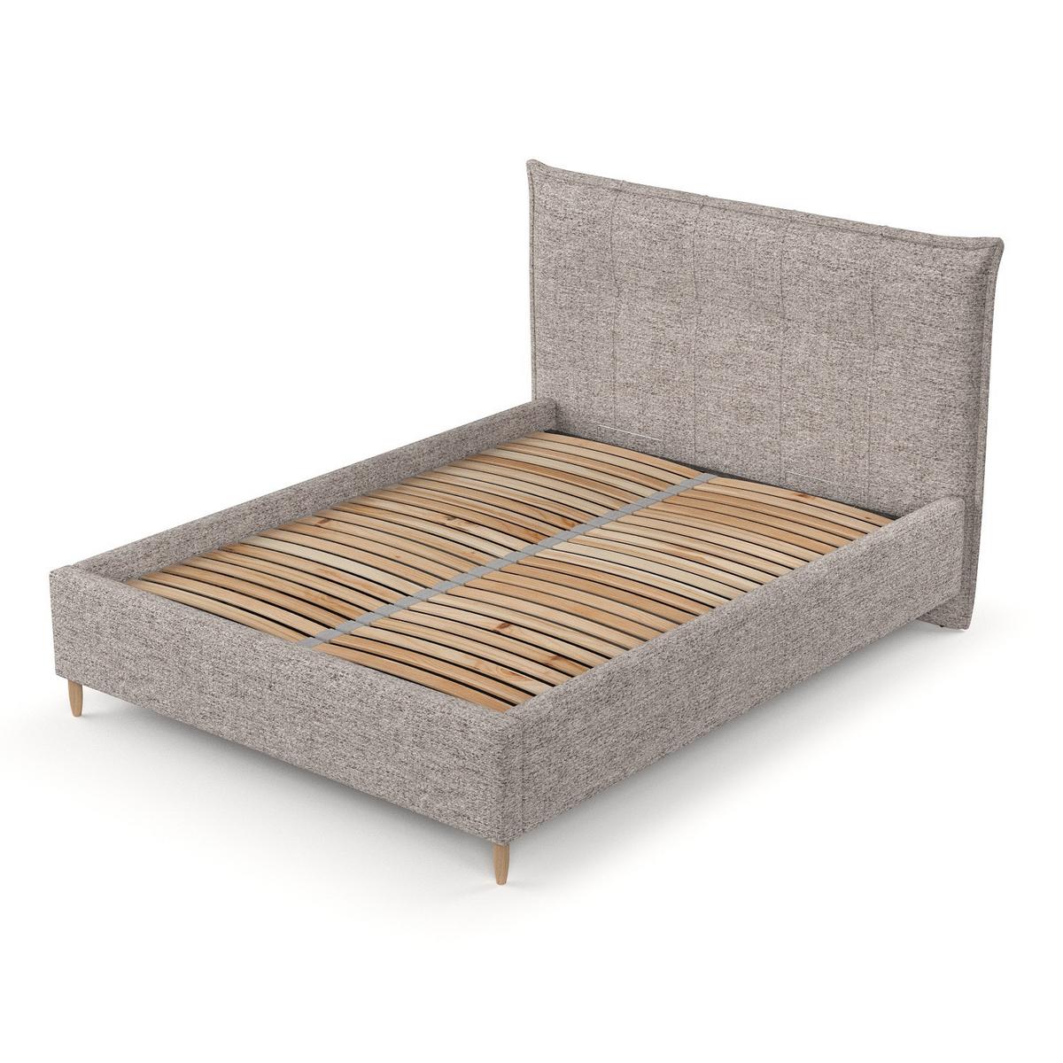 POLSTERBETT Plaza 160/200 cm Beige im Neve Stoff - Beige/Naturfarben, Holz/Holzwerkstoff (160/200cm) - AltaBeds