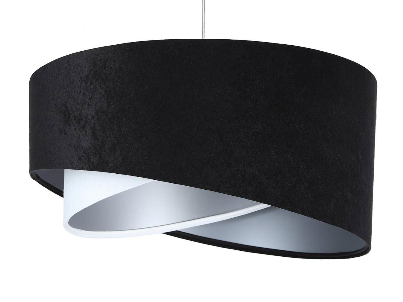 HÄNGELEUCHTE Schwarz 50/23 cm - Weiß, Kunststoff (50/1.3/23cm) - ONZENO