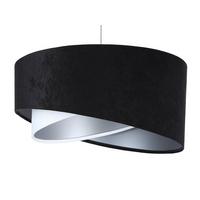 HÄNGELEUCHTE Schwarz 50/23 cm - Weiß, Kunststoff (50/1.3/23cm) - ONZENO