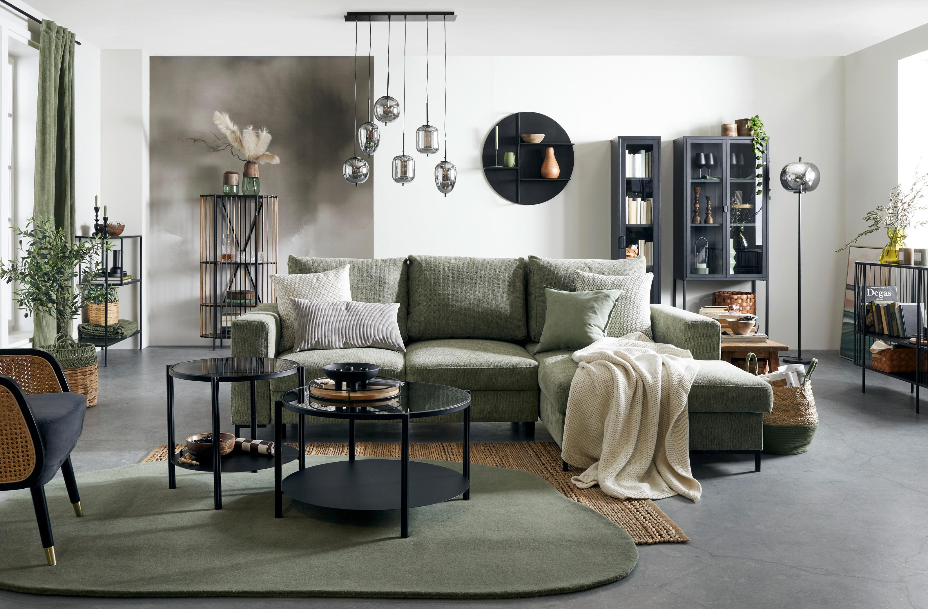 Salon w stylu Oil Green