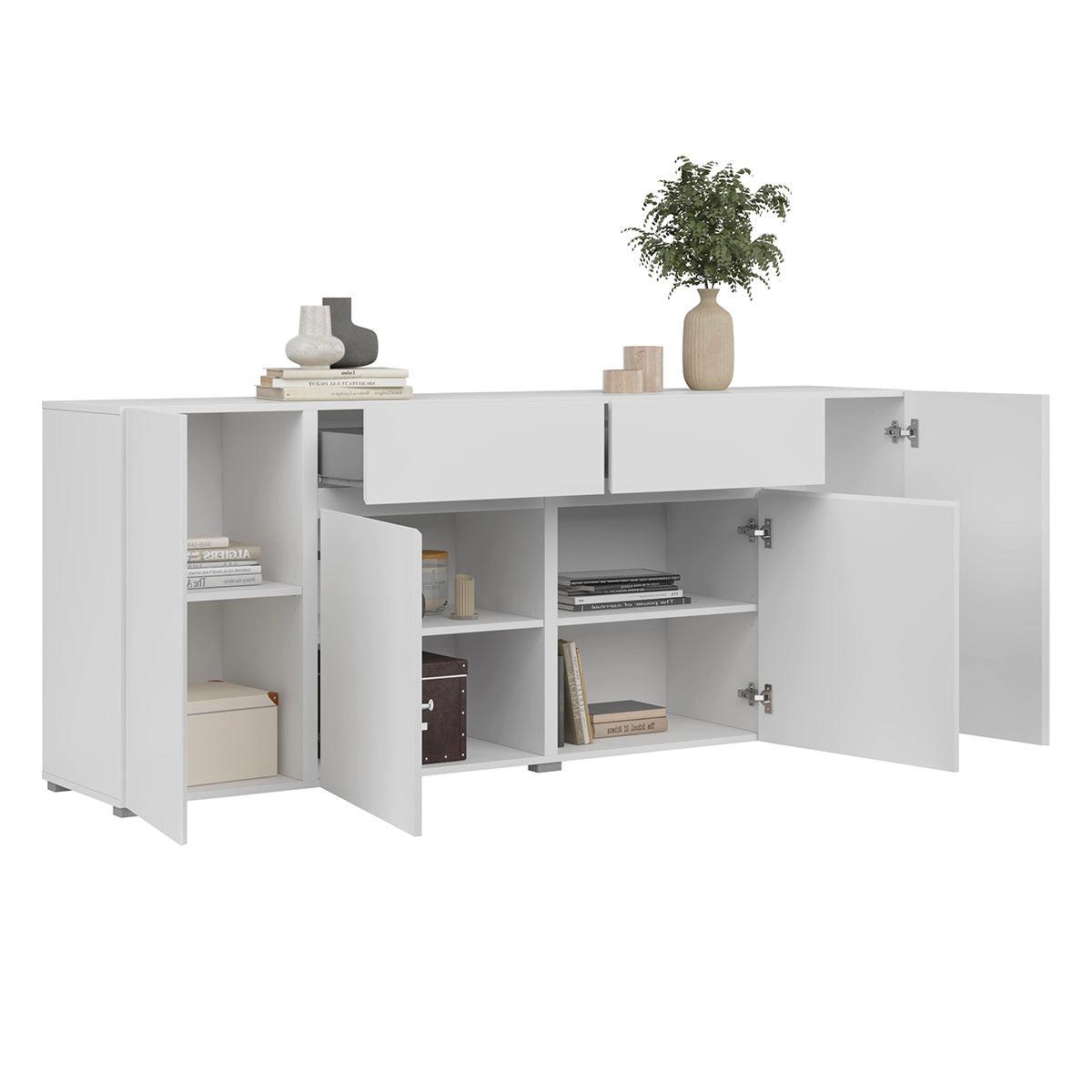 SIDEBOARD Maxis Weiß - Weiß, Holzwerkstoff (195/78/40cm) - Petits-meubles