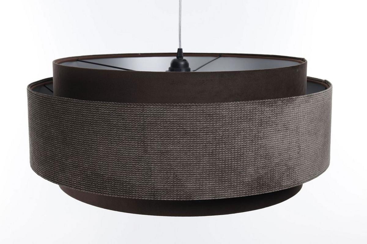 HÄNGELEUCHTE Silber 60/25 cm - Braun, Kunststoff (60/1/25cm) - ONZENO