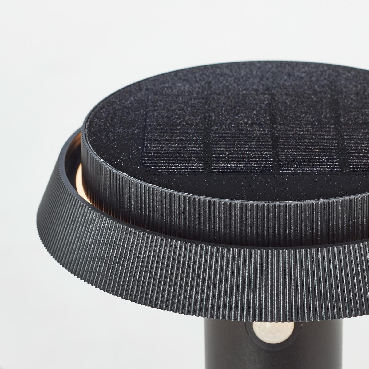 SOCKELLEUCHTE Alvero G40431/06 - Schwarz, Metall (20/20/50cm) - Brilliant