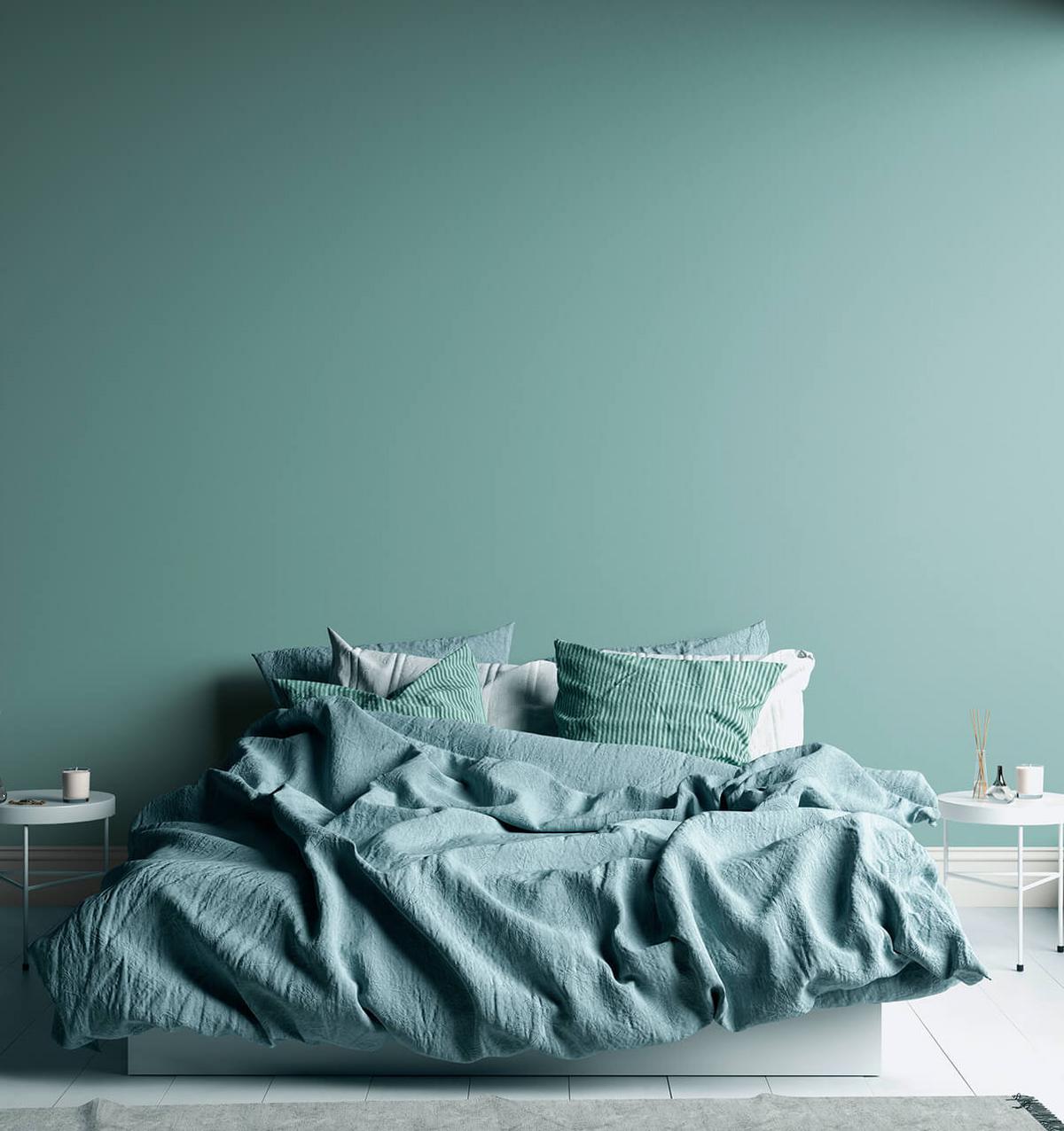 VLIESTAPETE Türkis 53/1005 cm - Türkis, Textil (53/1cm) - KUNSTLOFT