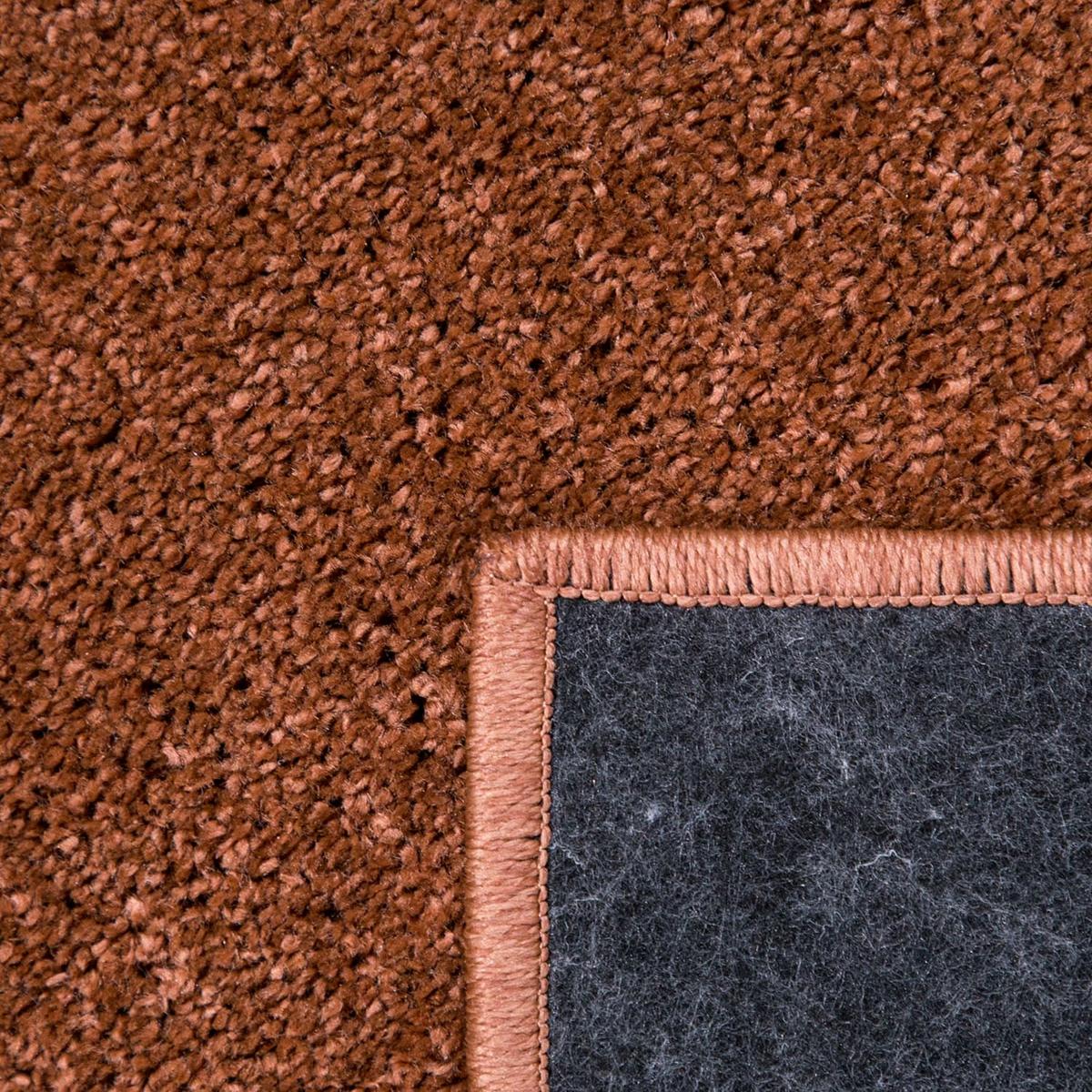KURZFLORTEPPICH Waschbar, einfarbig, Braun, 60 x 100 cm - Braun, Textil (100/60cm) - KADIMA DESIGN