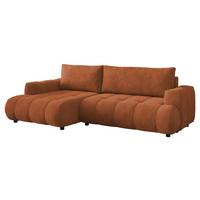 ECKSOFA Haiti, Seite: Links LC+2R - Schwarz/Bronzefarben, Holz/Textil (276/156cm) - MIRJAN24