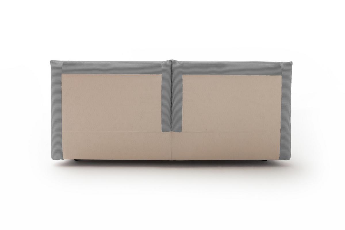 POLSTERBETT HENRY Grau Cord - Grau, Textil (140/200cm) - KAWOLA