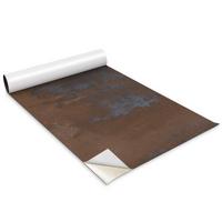 MÖBLAUFKLEBER 100x50 cm braun - Dunkelbraun, Kunststoff (50/0.1/100cm) - Wallfluent