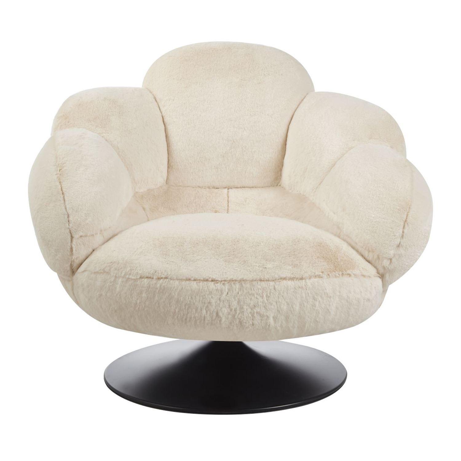 GEMÜTLICHER Polstersessel POPPY - Beige, Textil (98/82/50cm) - Lookway