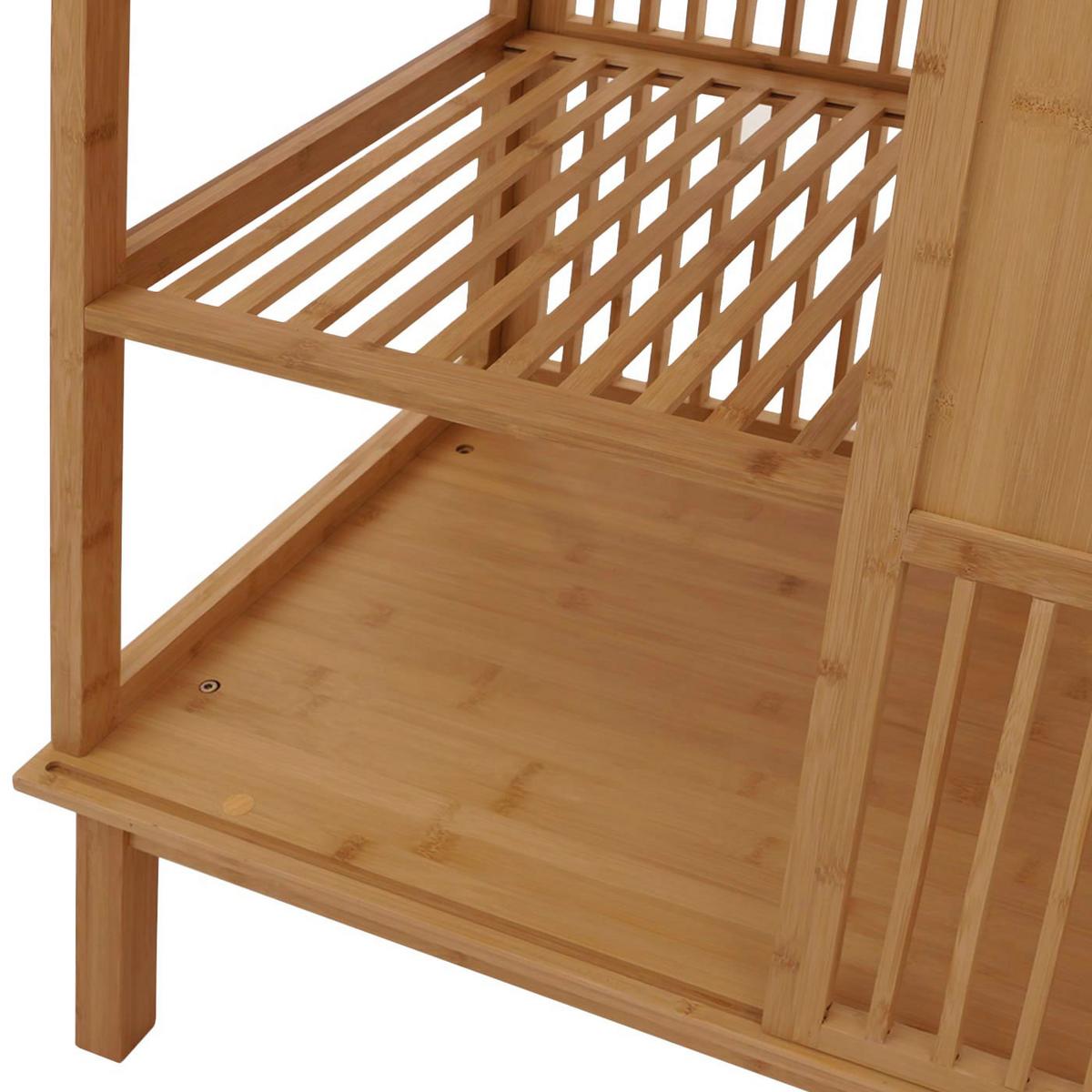 STANDREGAL Braun - Braun, Holz (80/115/45cm) - MCW