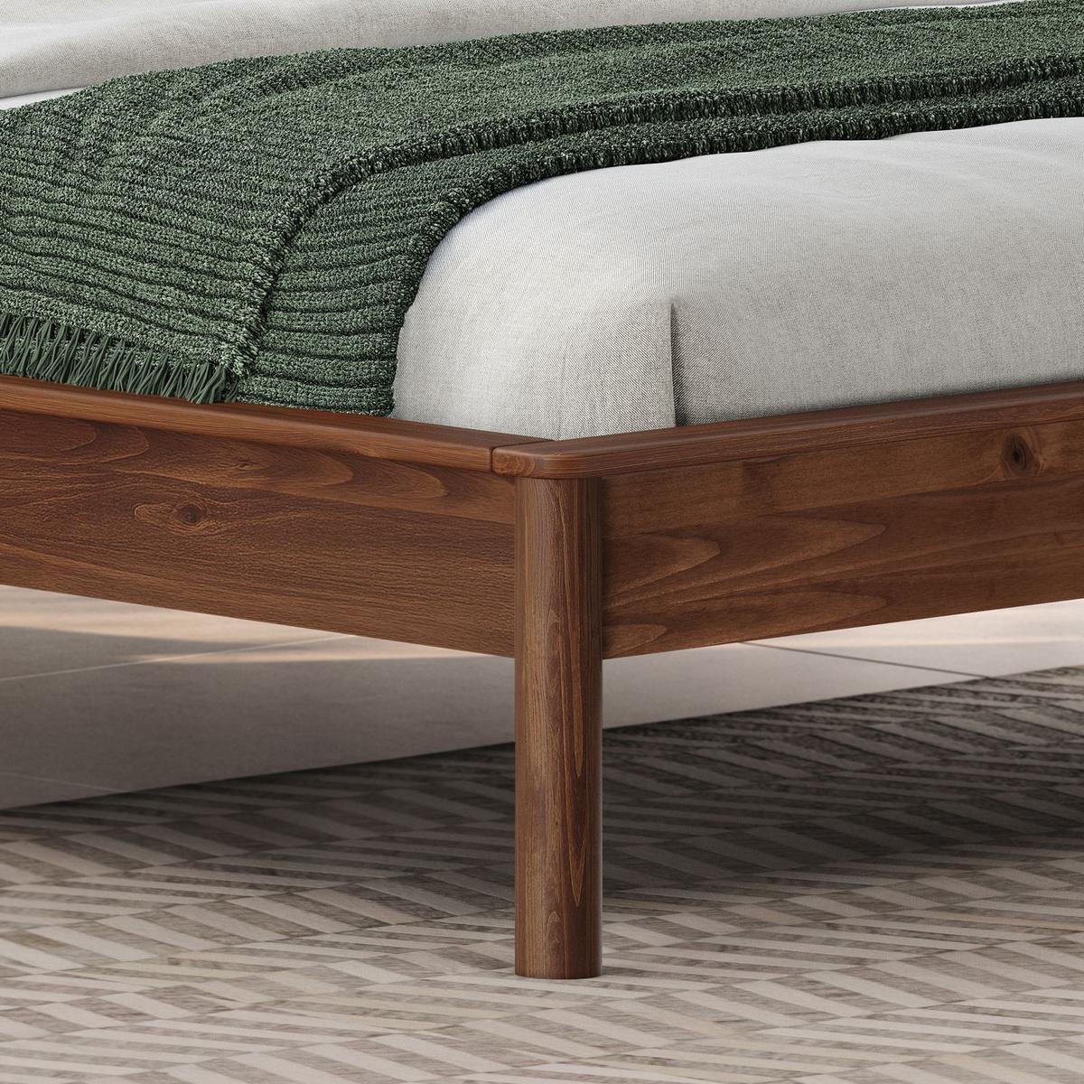BETT APOANA 140x190 cm Kastanie - Kastanienfarben, Holz (140/190cm) - IDIMEX