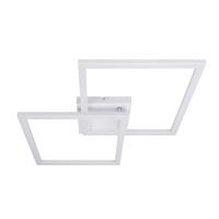 LED-DECKENLEUCHTE Falkenort 46.1/5.8/46.1 cm - Weiß, Metall (46.1/46.1/5.8cm) - ZMH