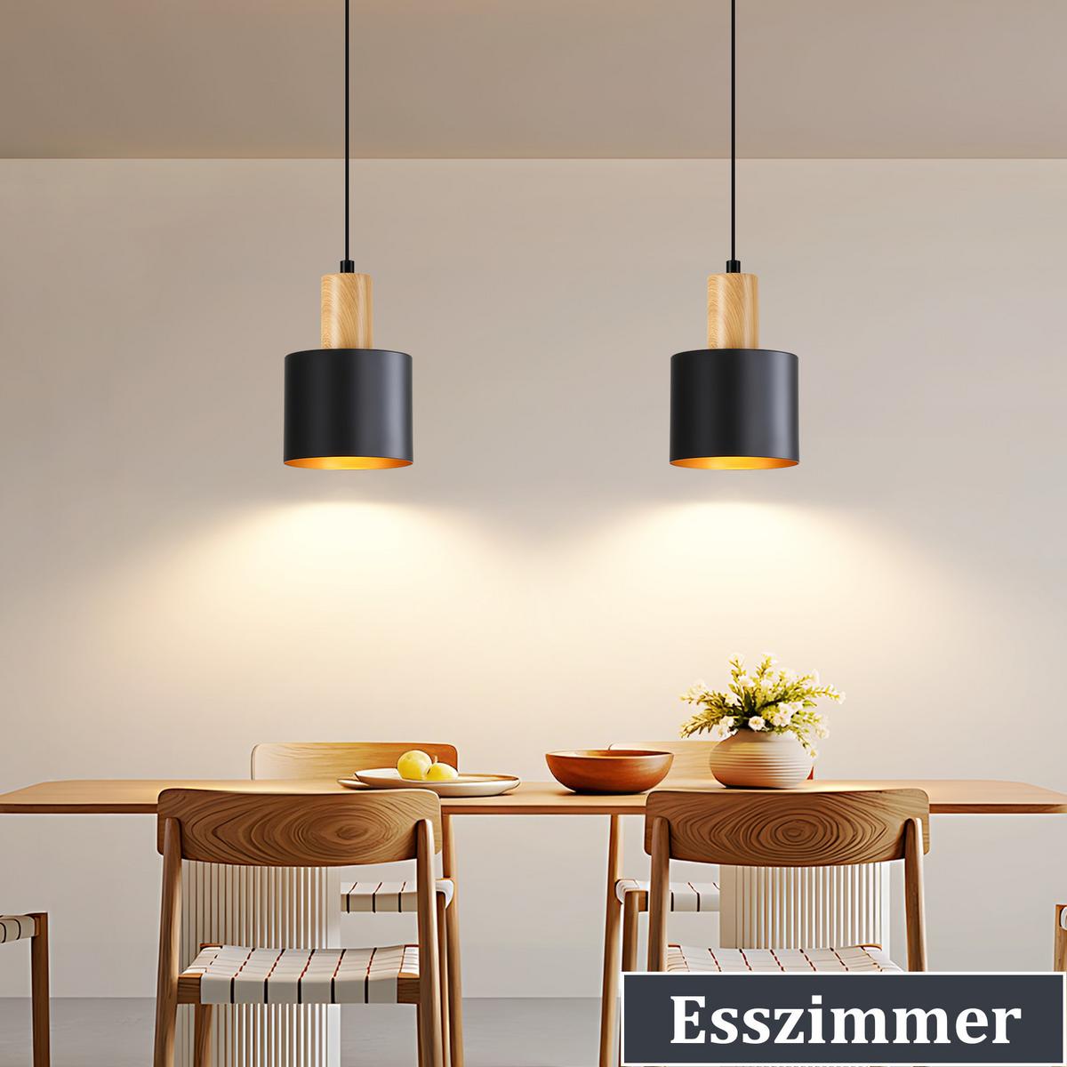 PENDELLEUCHTE Corinor 12/10/173.5 cm - Schwarz, Metall (12/10/173.5cm) - ZMH
