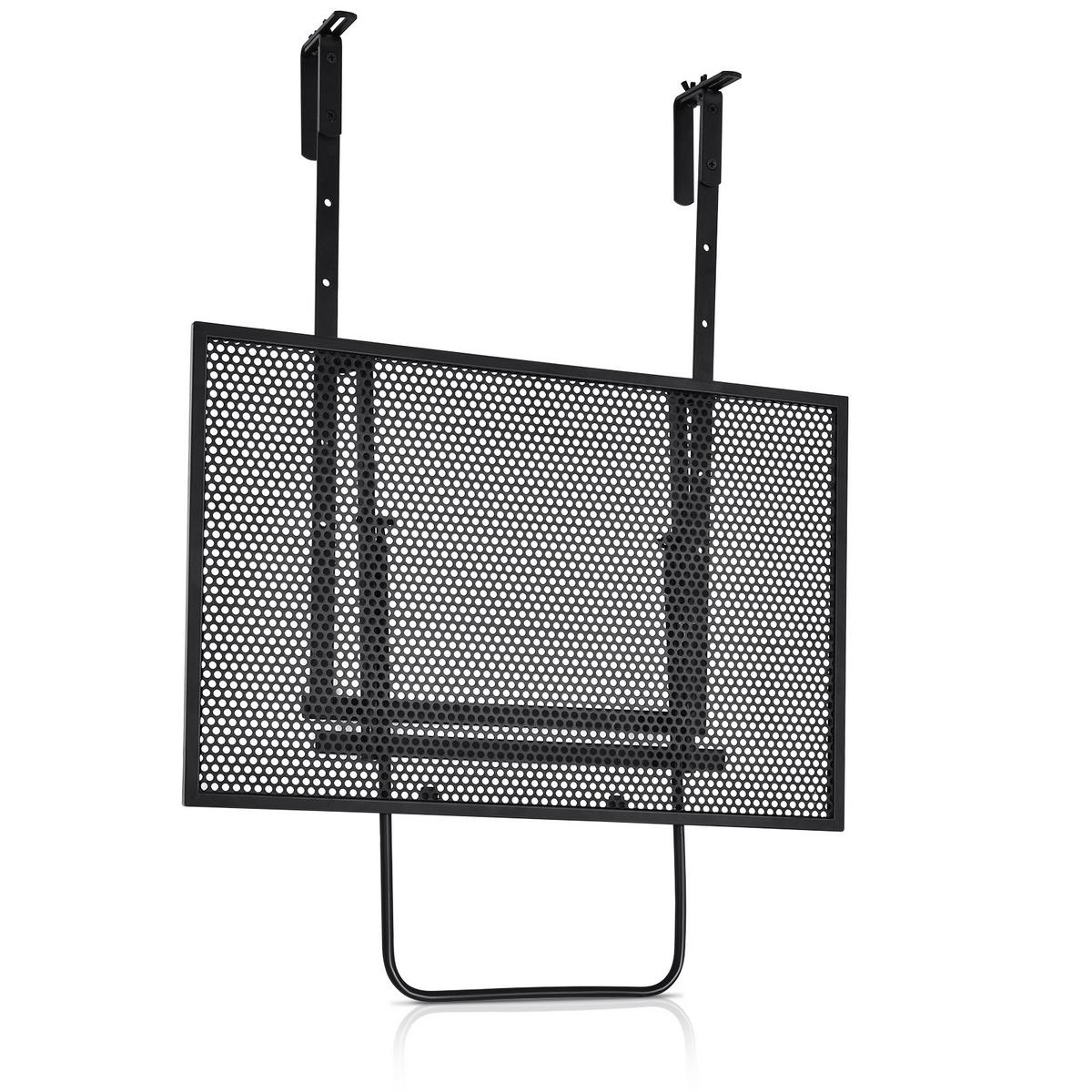 BALKONHÄNGETISCH klappbar schwarz - Schwarz, Metall (40.5/60.5/82.5cm) - COSTWAY