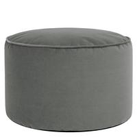 SITZPOUF Rund Milano - Grau, Textil (55/35/55cm) - icon