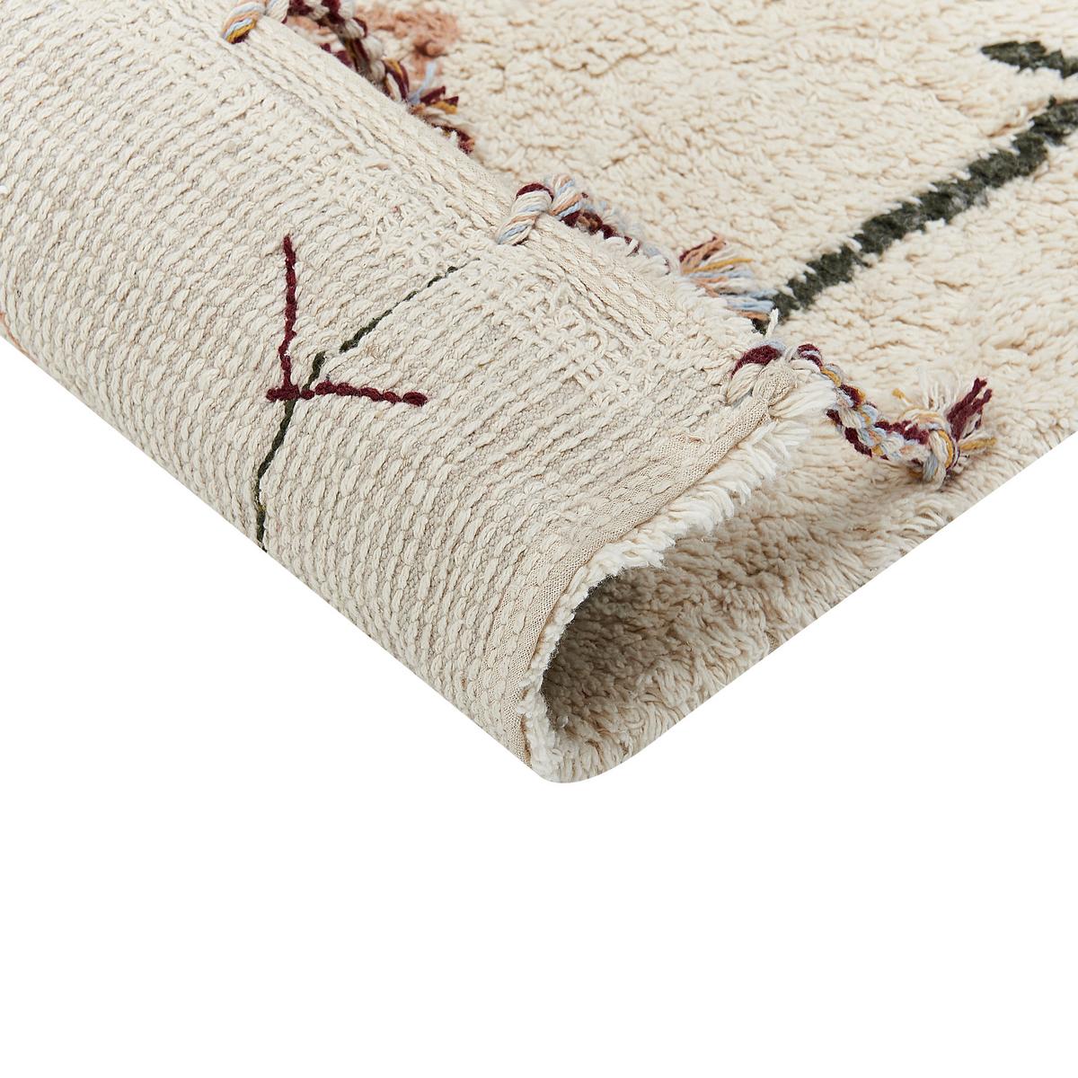 TEPPICH geflochten Corum 230/160 cm - Beige, Textil (160/230cm) - Beliani