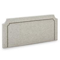 KOPFTEIL 140x60 cm Leonor Grau - Grau, Textil (8/60/140cm) - VS Venta-stock
