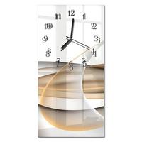 WANDUHR aus Glas 30x60 cm - Abstraktion - Multicolor, Glas (30/60/0.4cm) - TULUP