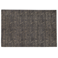 KURZFLOR-TEPPICH Esel 200/140 cm - Grau, Naturmaterialien (140/200cm) - Beliani