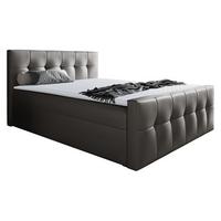 BOXBETT Malibu - H3 - Grau, Holz (160/200cm) - MIRJAN24